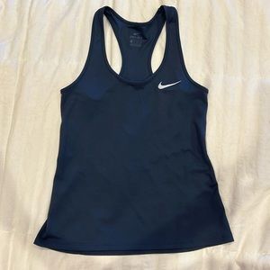 Nike, navy, racerback, drifit, tank top